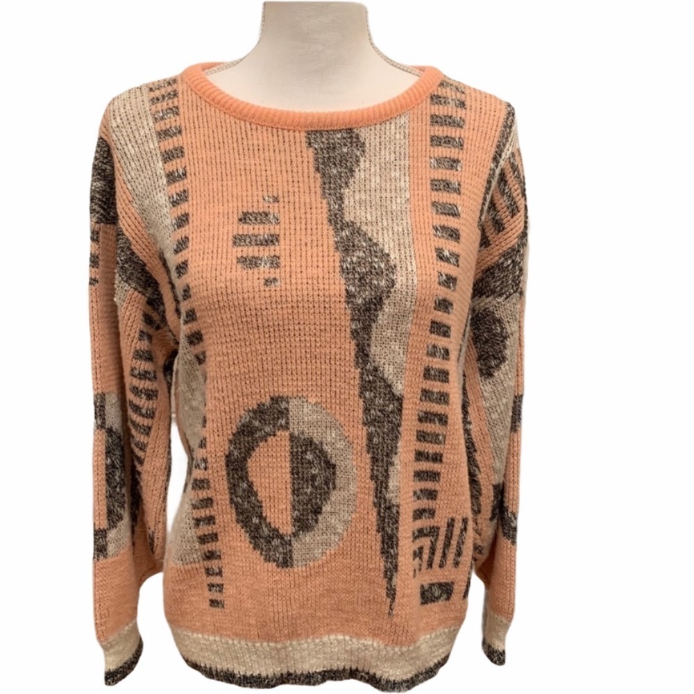 Vintage 1980s Retro Adele Knitwear Sweater🟢